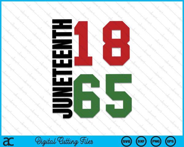 Black Proud African American for Juneteenth 1865 SVG PNG Digital Cutting Files