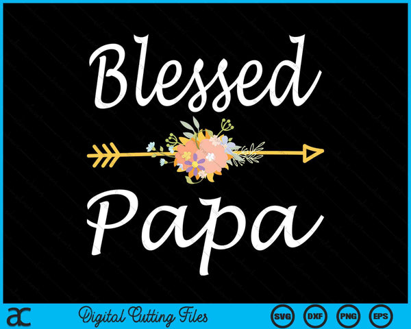 Gezegende Papa Vintage SVG PNG digitale snijbestanden