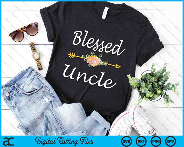 Blessed Uncle Vintage SVG PNG Digital Cutting Files