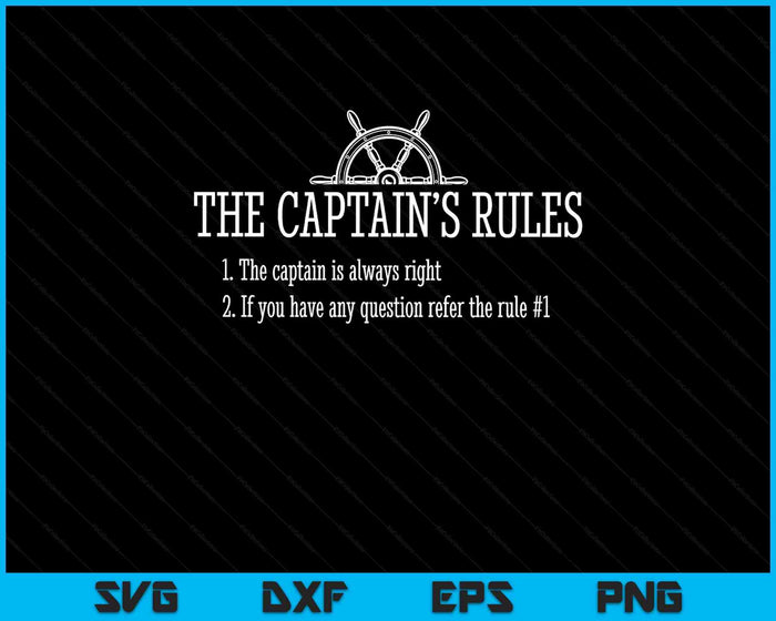 Boat Rules Funny Sayings Sailing Sail Boats SVG PNG Digital Printable Files