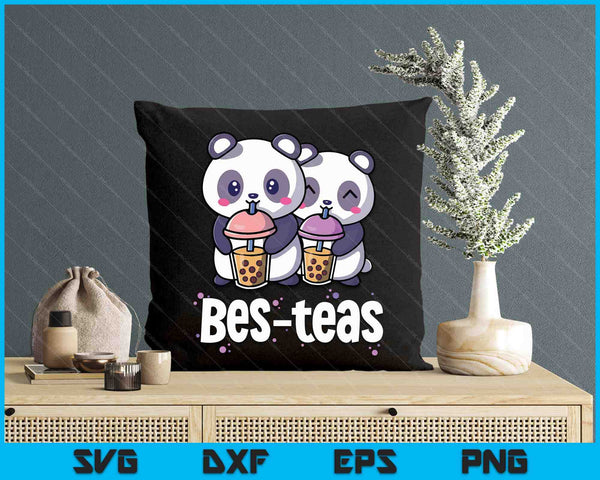 Boba Shirt Women Girls Bes Teas Kawaii Panda Bubble SVG PNG Digital Printable Files