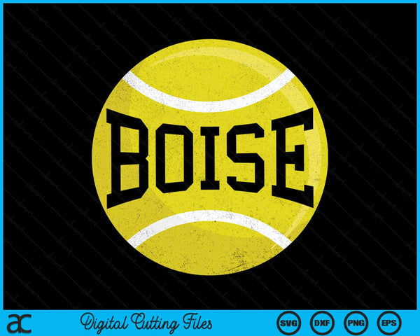 Boise Tennis Fan SVG PNG Digital Cutting Files