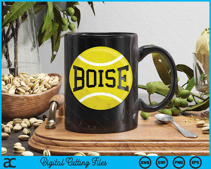 Boise Tennis Fan SVG PNG Digital Cutting Files