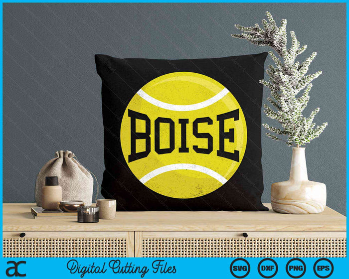 Boise Tennis Fan SVG PNG Digital Cutting Files