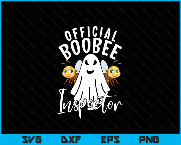 Boo-Bee Inspector Lazy Diy Halloween Costume Funny Ghost SVG PNG Digital Printable Files
