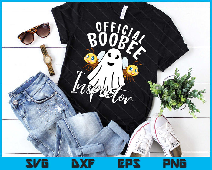 Boo-Bee Inspector Lazy Diy Halloween Costume Funny Ghost SVG PNG Digital Printable Files