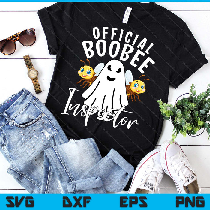 Boo-Bee Inspector Lazy Diy Halloween Costume Funny Ghost SVG PNG Digital Printable Files