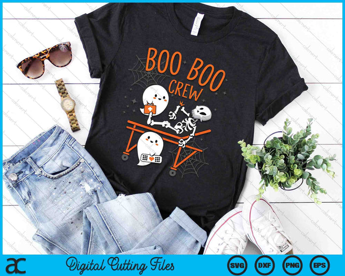 Boo Boo Crew Ghost Doctor Paramedic EMT Nurse Halloween SVG PNG Digital Cutting Files