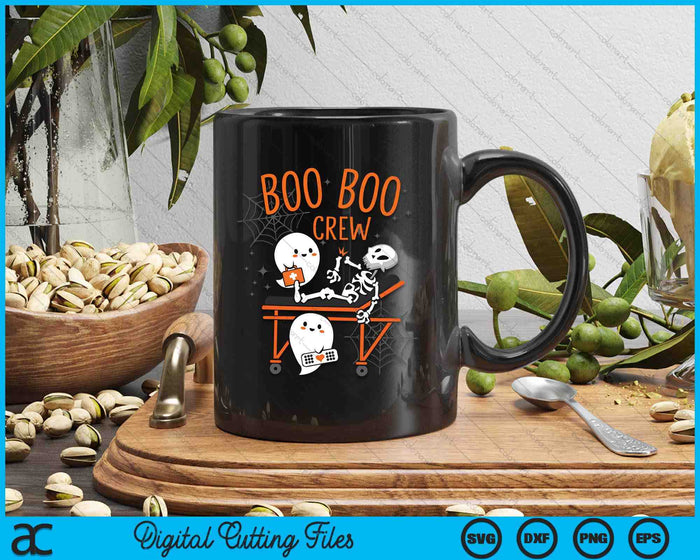 Boo Boo Crew Ghost Doctor Paramedic EMT Nurse Halloween SVG PNG Digital Cutting Files