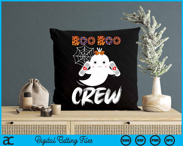 Boo Boo Crew Nurse Funny Halloween Costume SVG PNG Digital Cutting File