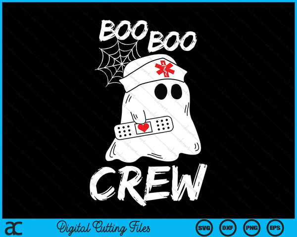 Boo boo crew nurse Halloween nurse SVG cut file
