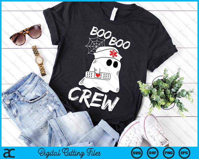 Boo Boo Crew Nurse Halloween Nurse SVG PNG Digital Cutting Files