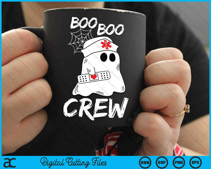 Boo Boo Crew Nurse Halloween Nurse SVG PNG Digital Cutting Files
