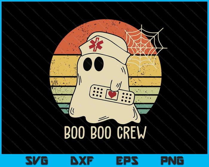 Boo Boo Crew Nurse Shirts Halloween Nurse SVG PNG Cutting Printable Files