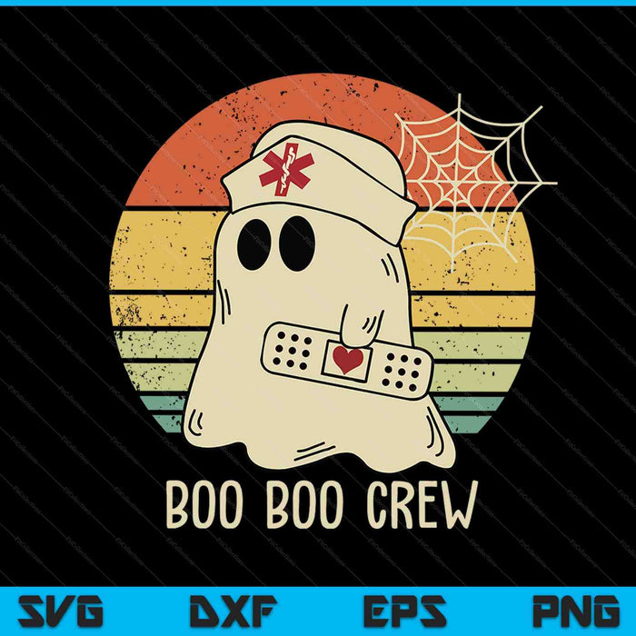 Boo boo crew nurse Halloween nurse SVG cut file