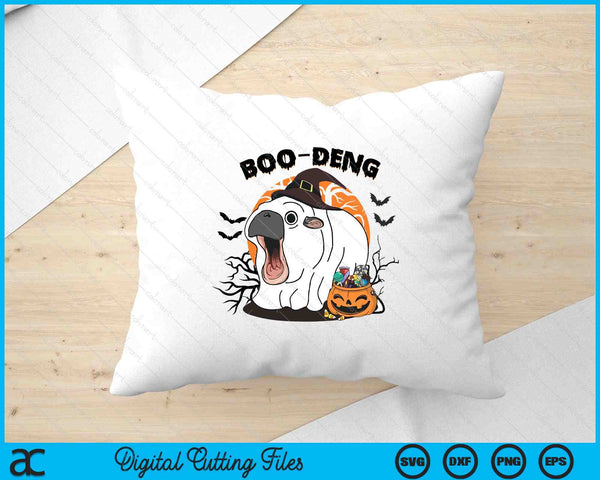 Boo Deng Shirt Moo Deng Baby Hippo Funny Halloween Animals SVG PNG Digital Printable Files