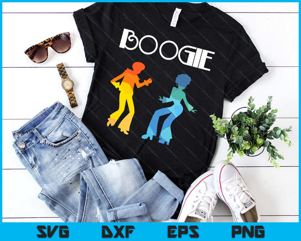 Boogie Dance Music Lover Funk Soul Grooves SVG PNG Digital Printable Files