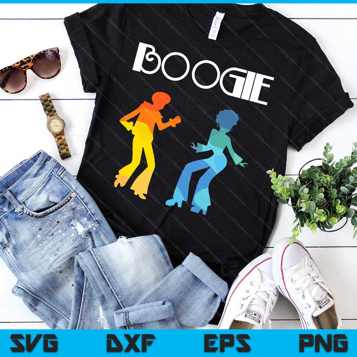 Boogie Dance Music Lover Funk Soul Grooves SVG PNG Digital Printable Files