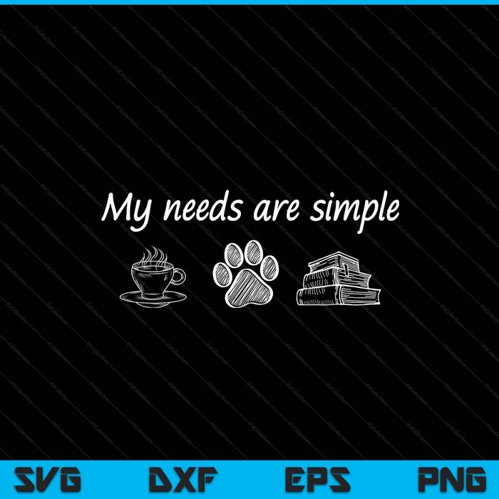 Book t coffee dog book SVG cut file