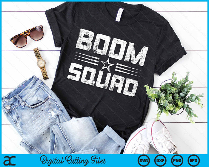 Boom Squad 4th of July & New Year's Eve Firework SVG PNG Digital Cutting File