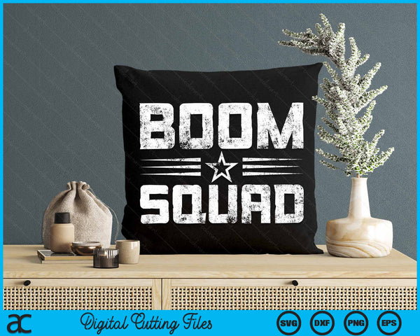 Boom Squad 4th of July & New Year's Eve Firework SVG PNG Digital Cutting File