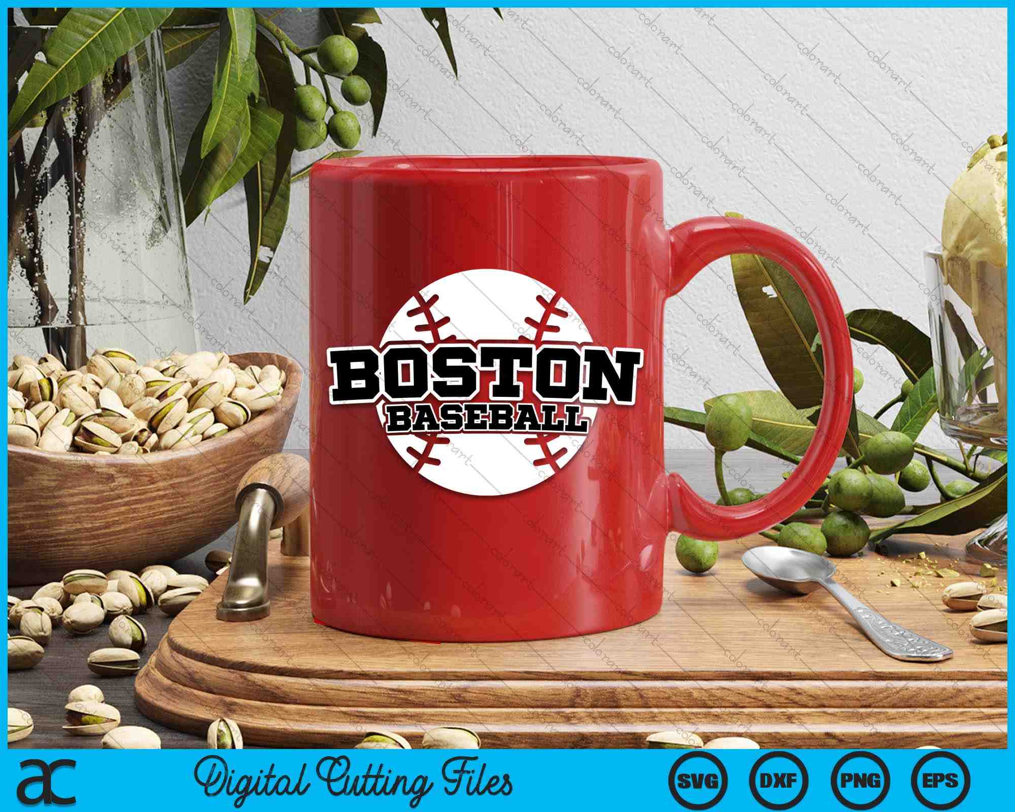 Boston Baseball Block Font SVG PNG Digital Cutting Files – creativeusarts