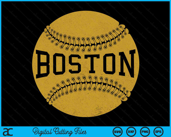 Boston Baseball Fan SVG PNG digitale snijbestanden