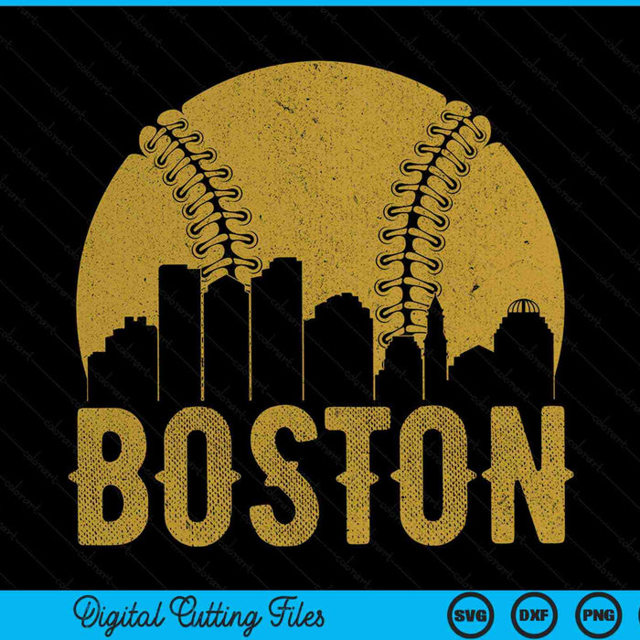 Boston Baseball Fan SVG PNG Cutting Printable Files