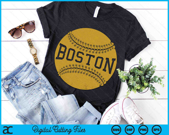 Boston Baseball Fan SVG PNG digitale snijbestanden