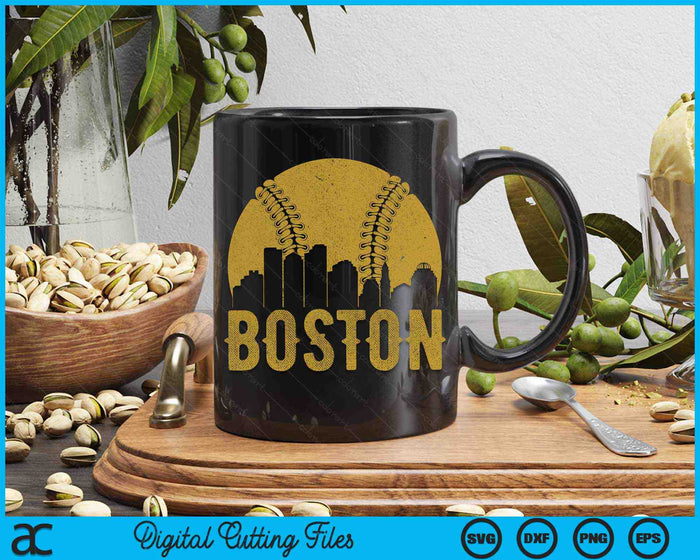 Boston Baseball Fan SVG PNG snijden afdrukbare bestanden 