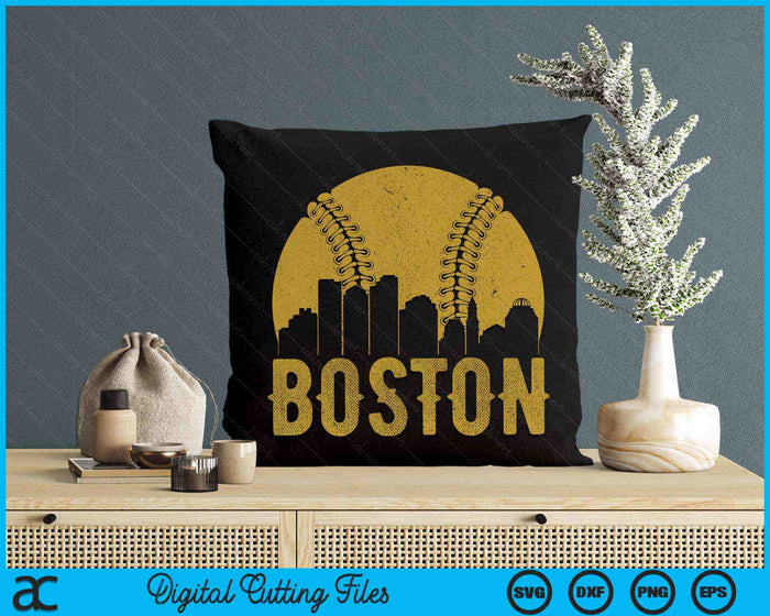 Boston Baseball Fan SVG PNG snijden afdrukbare bestanden 