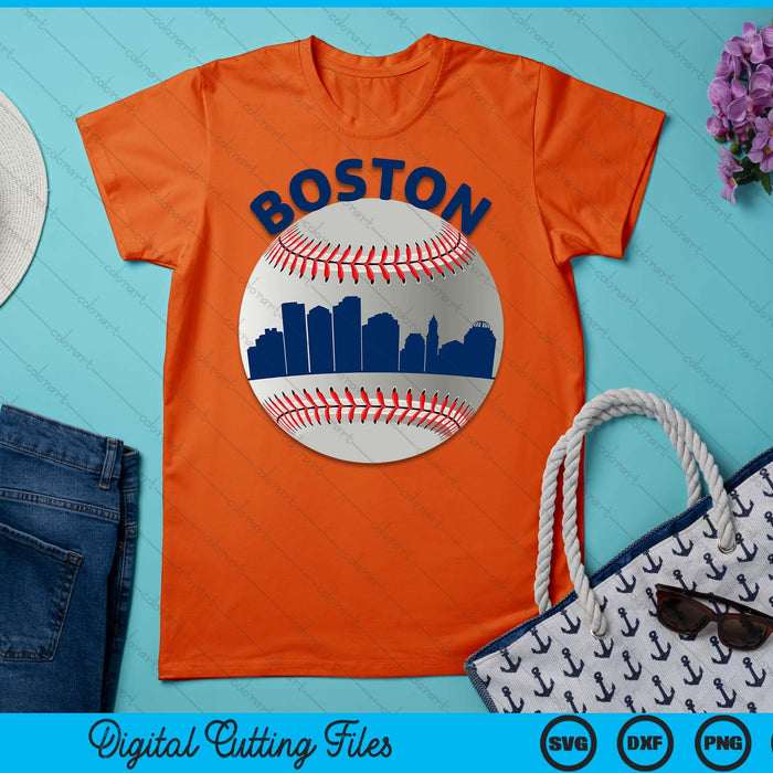 Boston Baseball Team Fans of Space City SVG PNG Digital Cutting Files