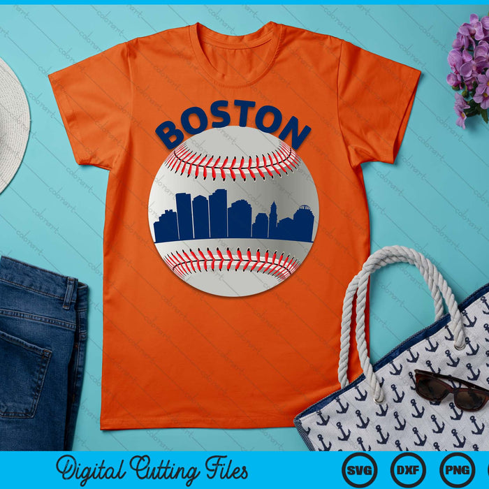 Boston Baseball Team Fans of Space City Boston Baseball SVG PNG Cutting Printable Files