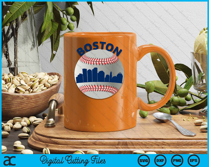Boston Baseball Team Fans of Space City Boston Baseball SVG PNG Cutting Printable Files
