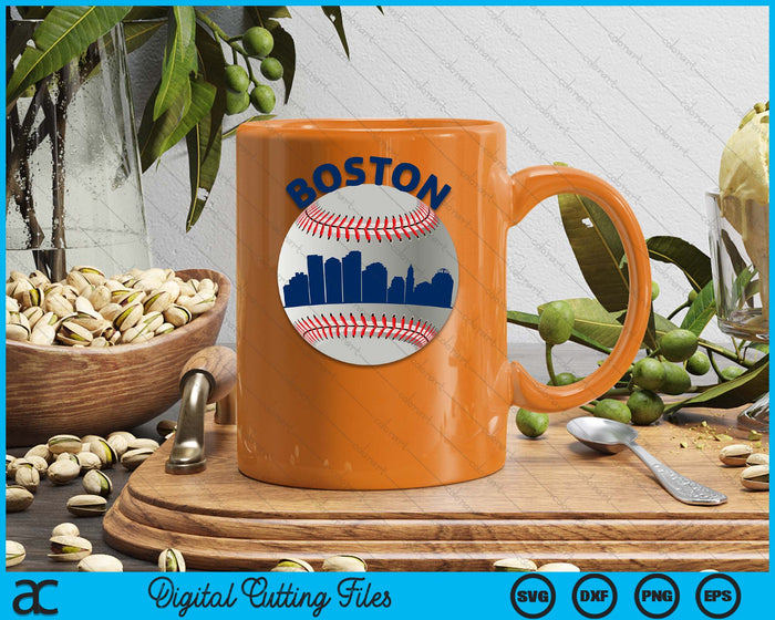Boston Baseball Team Fans of Space City SVG PNG Digital Cutting Files