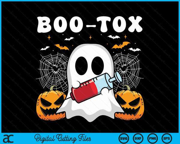 Botox Halloween Boo-tox Plastic Surgeon Halloween Costume SVG PNG Digital Cutting File