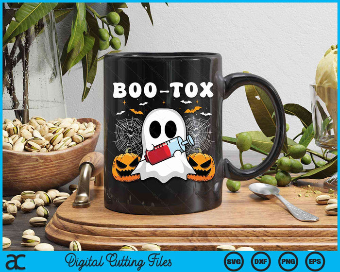 Botox Halloween Boo-tox Plastic Surgeon Halloween Costume SVG PNG Digital Cutting File