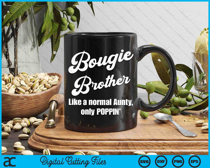 Bougie Brother Fun Lifestyle Design voor favoriete broer SVG PNG digitale snijbestanden 