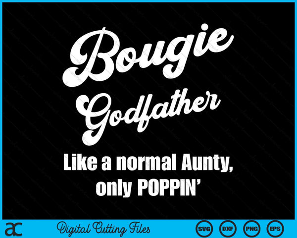 Bougie Godfather Fun Lifestyle Design voor favoriete Godfather SVG PNG digitale snijbestanden 