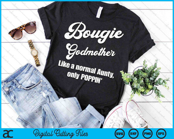 Bougie Godmother Fun Lifestyle Design For Favorite Godmother SVG PNG Digital Cutting Files