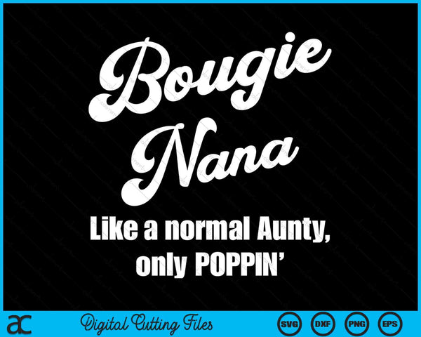 Bougie Nana Fun Lifestyle Design voor favoriete Nana SVG PNG digitale snijbestanden 