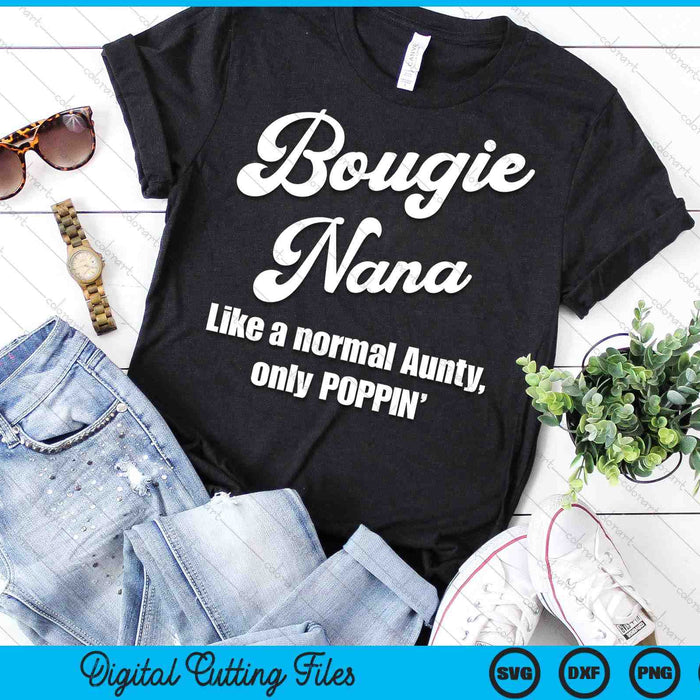 Bougie Nana Fun Lifestyle Design voor favoriete Nana SVG PNG digitale snijbestanden 