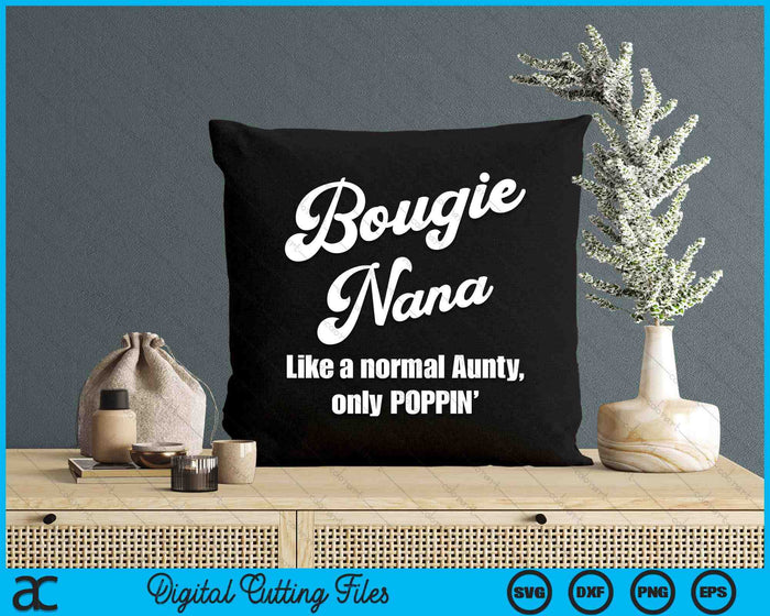 Bougie Nana Fun Lifestyle Design voor favoriete Nana SVG PNG digitale snijbestanden 