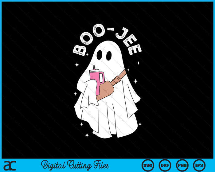 Boujee Boo-Jee kostuum Ghost Spooky seizoen Halloween SVG PNG digitale snijbestanden