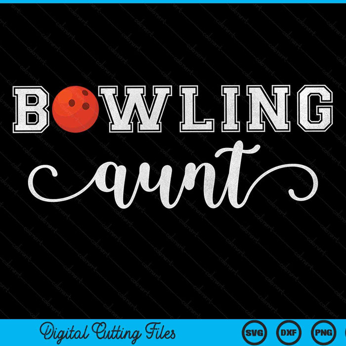 Bowling tante Bowling bal sport minnaar verjaardag Moederdag SVG PNG digitale snijbestanden