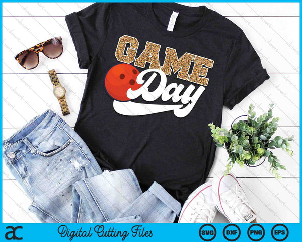 Bowling Ball Game Day Vibes Bowling Ball Coach Fan Player SVG PNG Digital Cutting Files