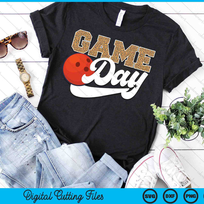 Bowling Ball Game Day Vibes Bowling Ball Coach Fan Player SVG PNG Digital Cutting Files