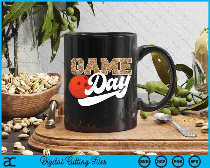 Bowling Ball Game Day Vibes Bowling Ball Coach Fan Player SVG PNG Digital Cutting Files