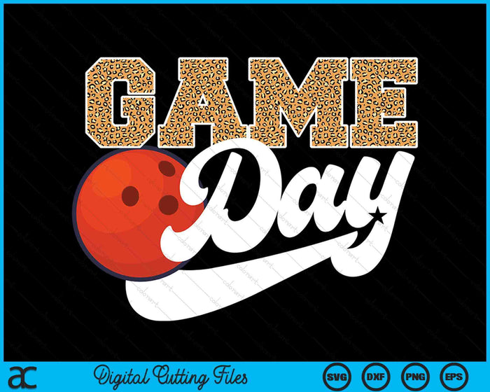 Bowling Ball Game Day Vibes Bowling Ball Coach Fan Player SVG PNG Digital Cutting Files