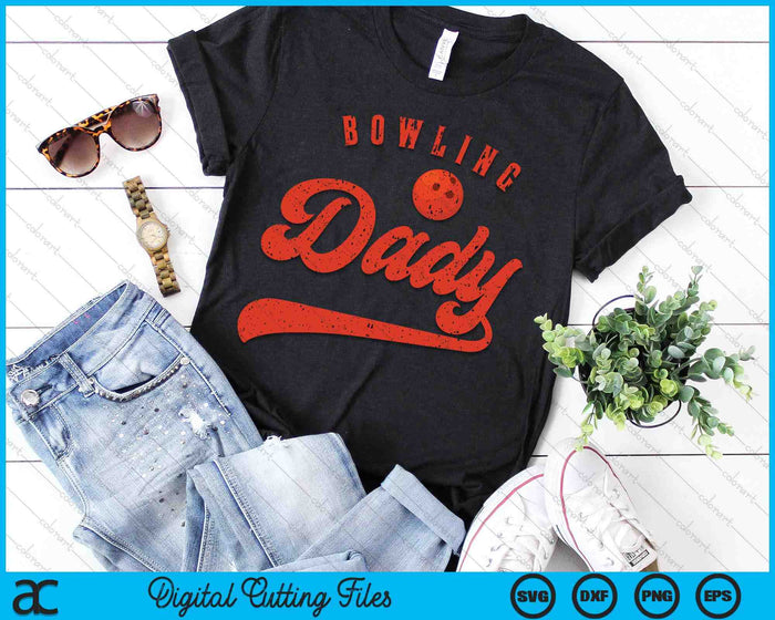 Bowling Dady SVG PNG Digital Cutting Files